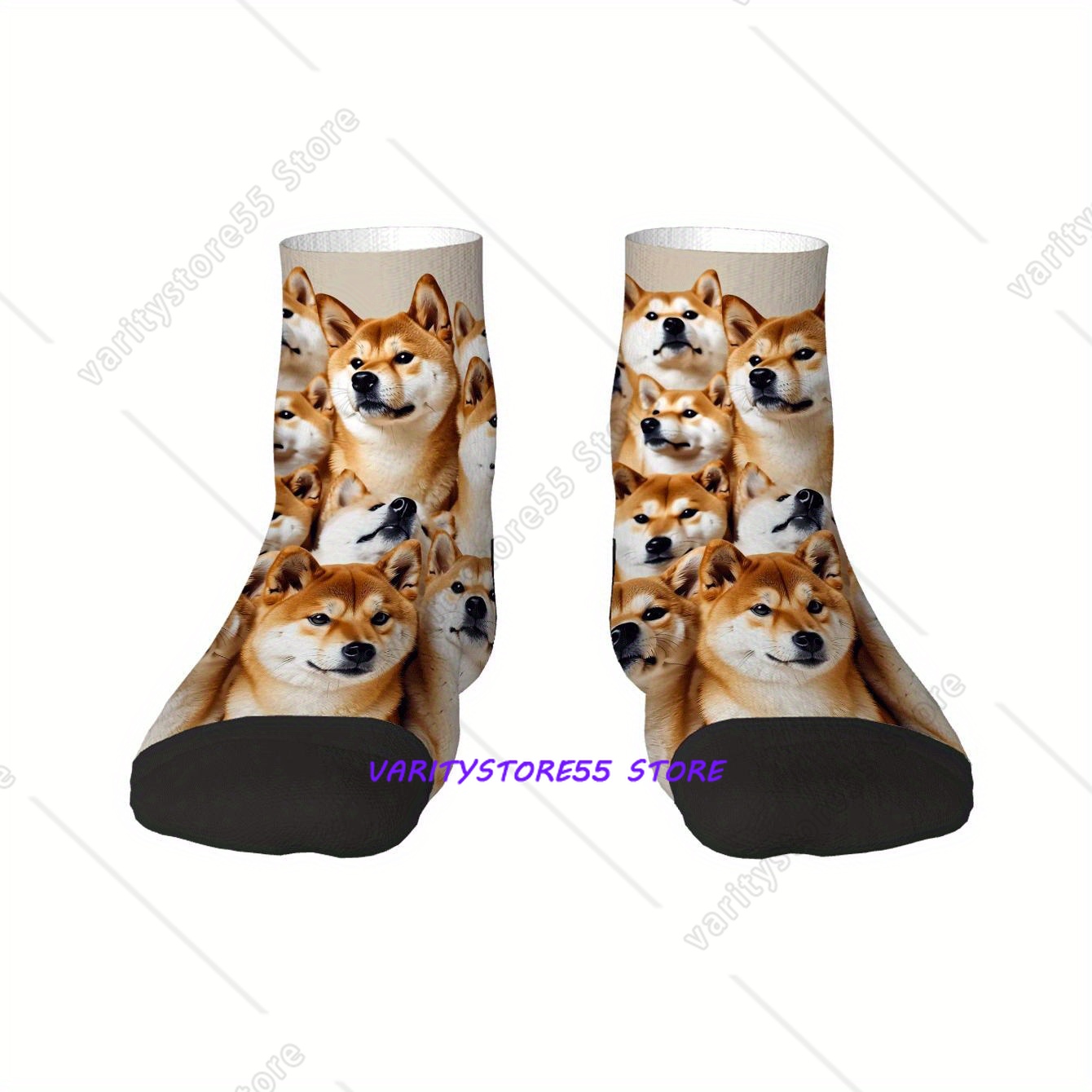 Cute Shiba Inu Print Ankle Soc - đánh giá và giá Men'S Fashion Accessories