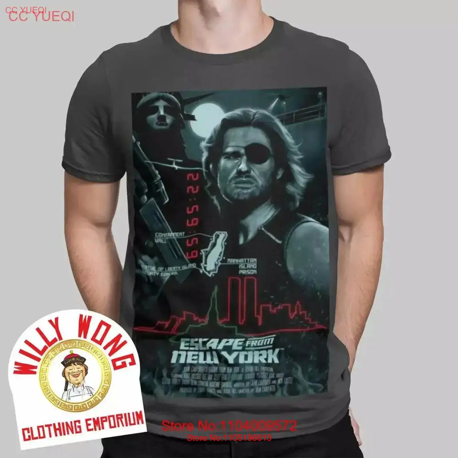 Escape From New York T Shirt R - đánh giá và giá Poster Men Fashion