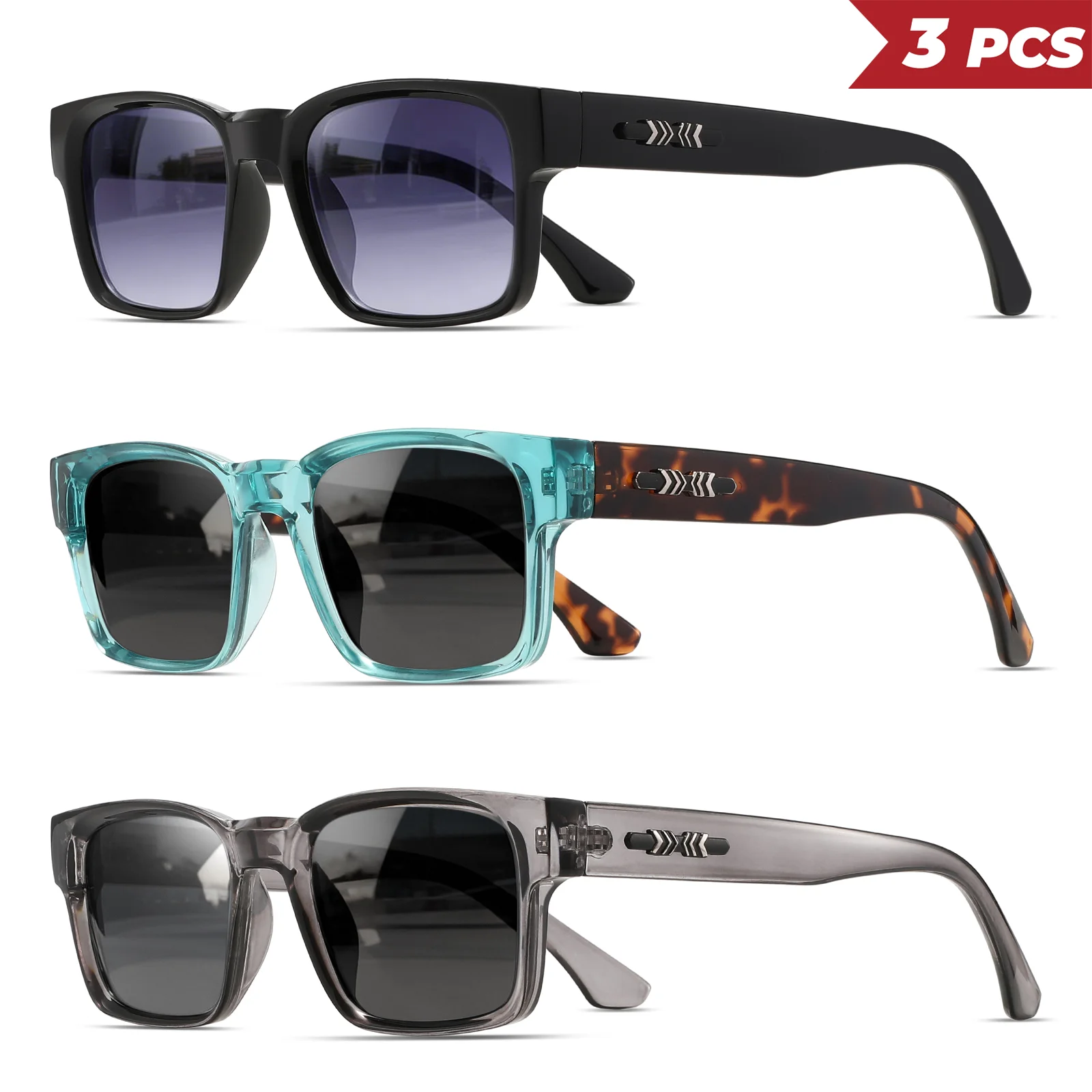 1/3PCS Oversize frame One-piec - đánh giá và giá Men'S Fashion Accessories