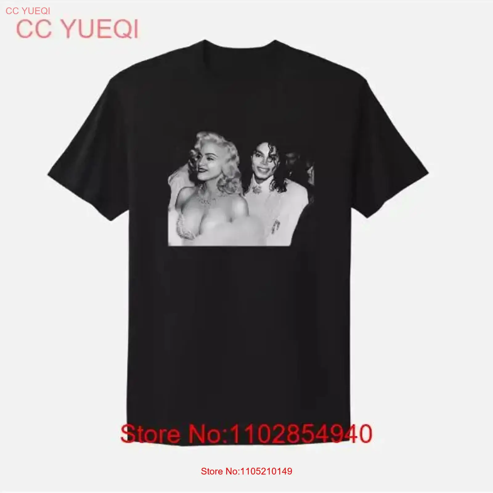 Madonna and Michael Jackson T  - đánh giá và giá Poster Men Fashion