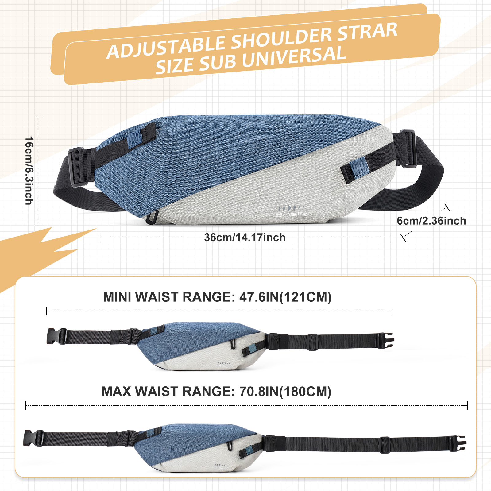 Fashionable Trendy Crossbody B - đánh giá và giá Belt Mens Fashion
