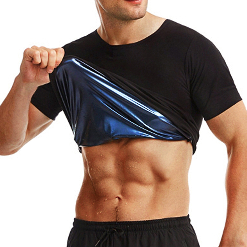 Men Sauna Sweat Short Sleeve H - đánh giá và giá Compression Shirt Workout
