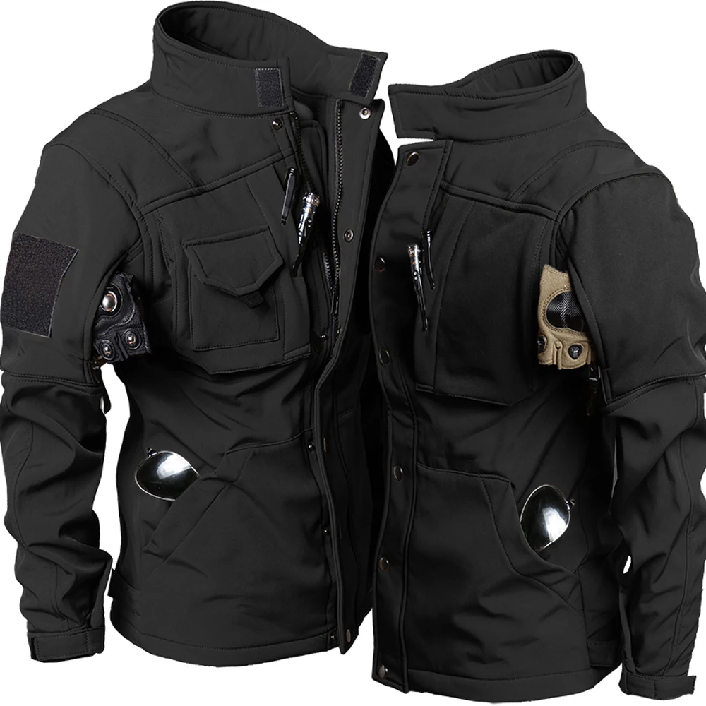 Men's Tactical Sets Winter Sha - đánh giá và giá Corduroy Jacket Men