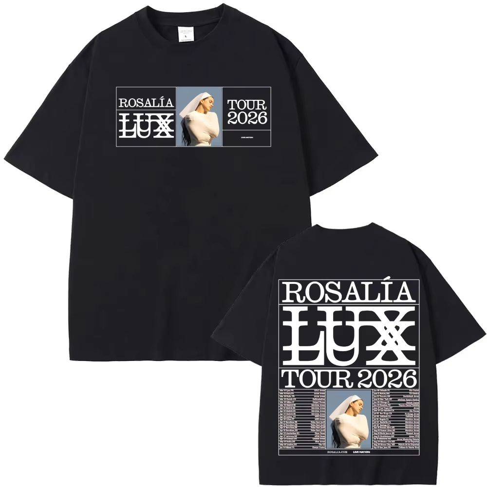 ROSALIA LUX tour T-SHIRT 2026  - đánh giá và giá Men'S Fashion Website