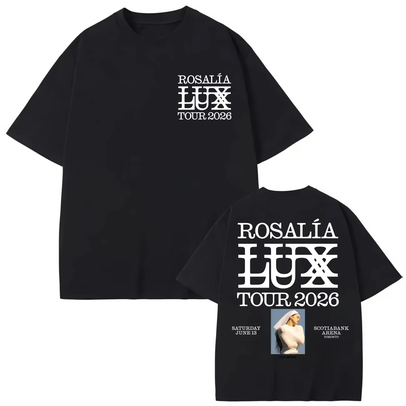 ROSALIA LUX tour T-SHIRT 2026  - đánh giá và giá Men'S Fashion Website