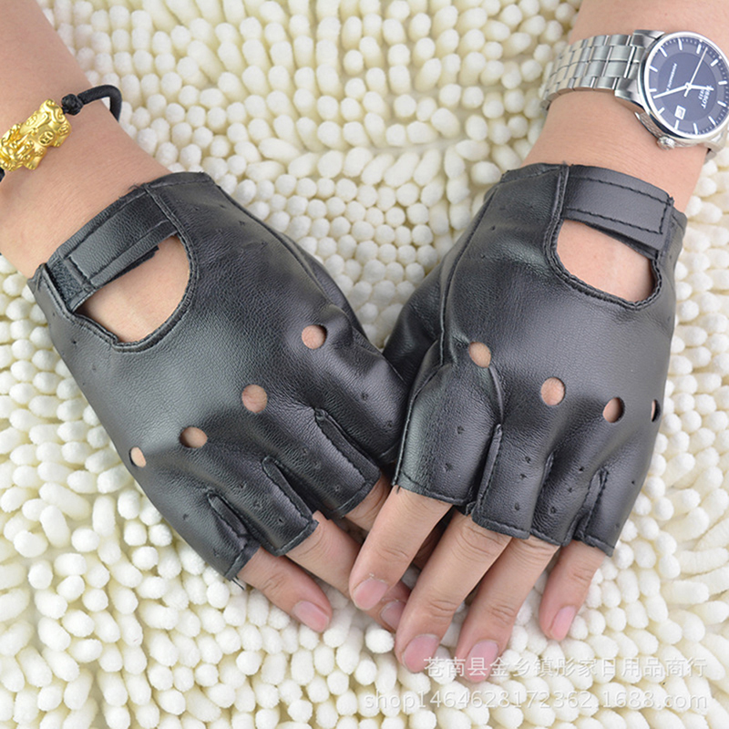Leather Gloves Black Fingerles - đánh giá và giá Driving Gloves Leather