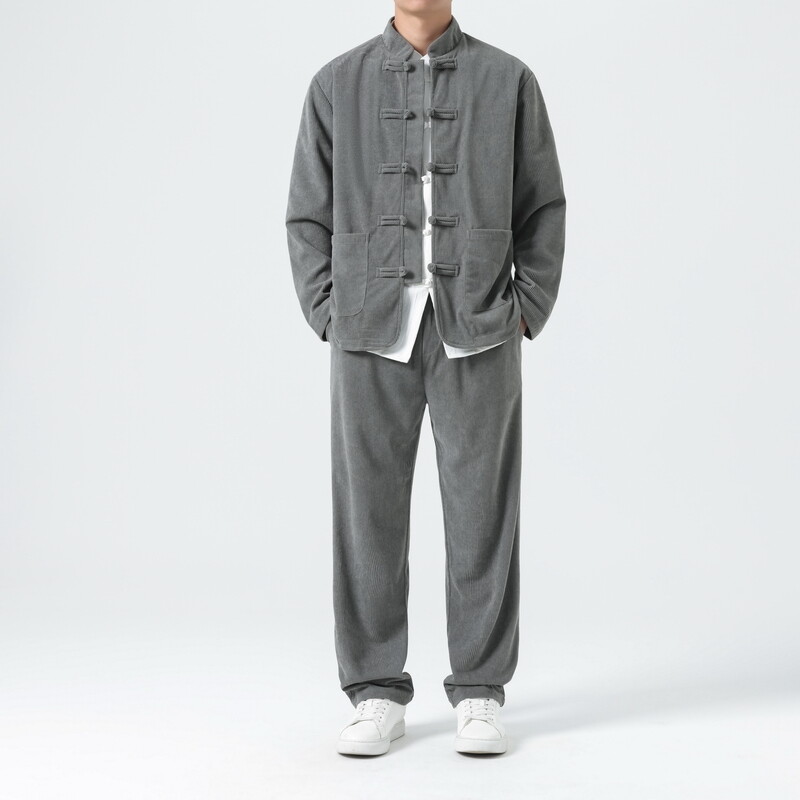 Men Corduroy Sets Men Tang Sui - đánh giá và giá Corduroy Jacket Men