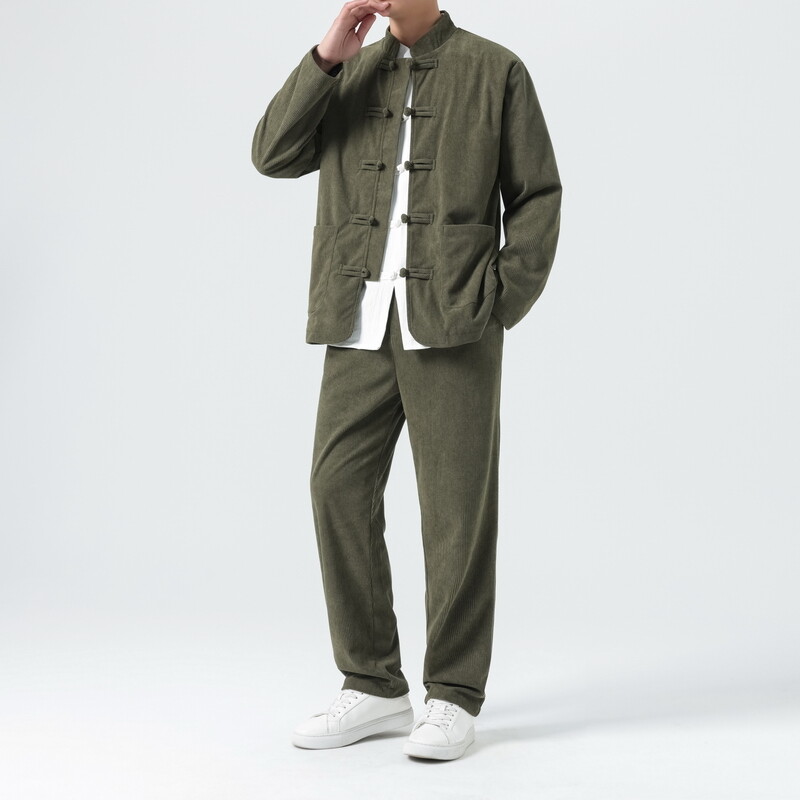 Men Corduroy Sets Men Tang Sui - đánh giá và giá Corduroy Jacket Men