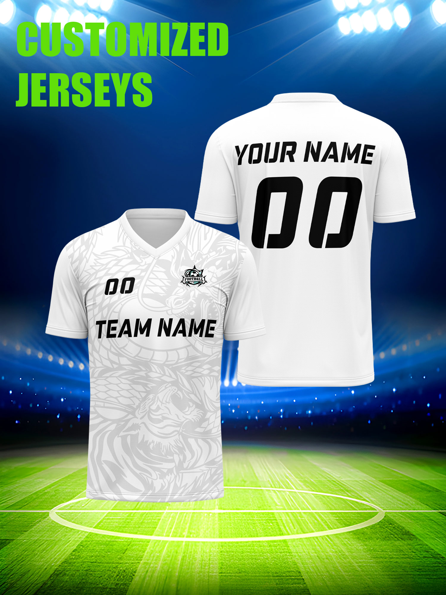 Custom Soccer Jersey With Cust - đánh giá và giá Men'S Fashion Names