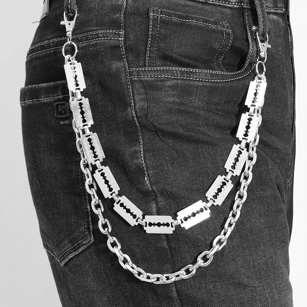 Punk Metal Chain Keychains for - đánh giá và giá Belt Mens Fashion