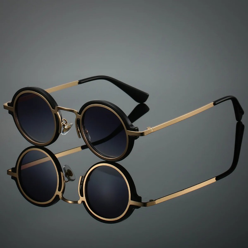 New Retro Metal Round Frame Su - đánh giá và giá Men'S Fashion Accessories
