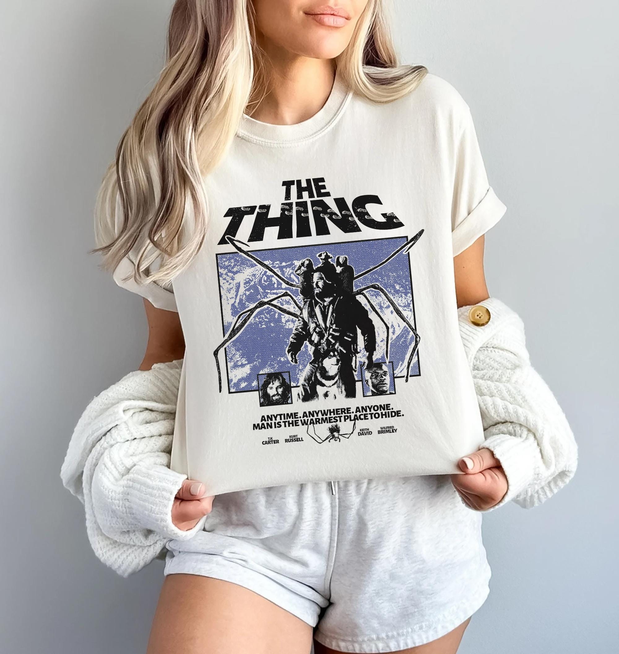 The Thing Movie Poster T-shirt - đánh giá và giá Poster Men Fashion