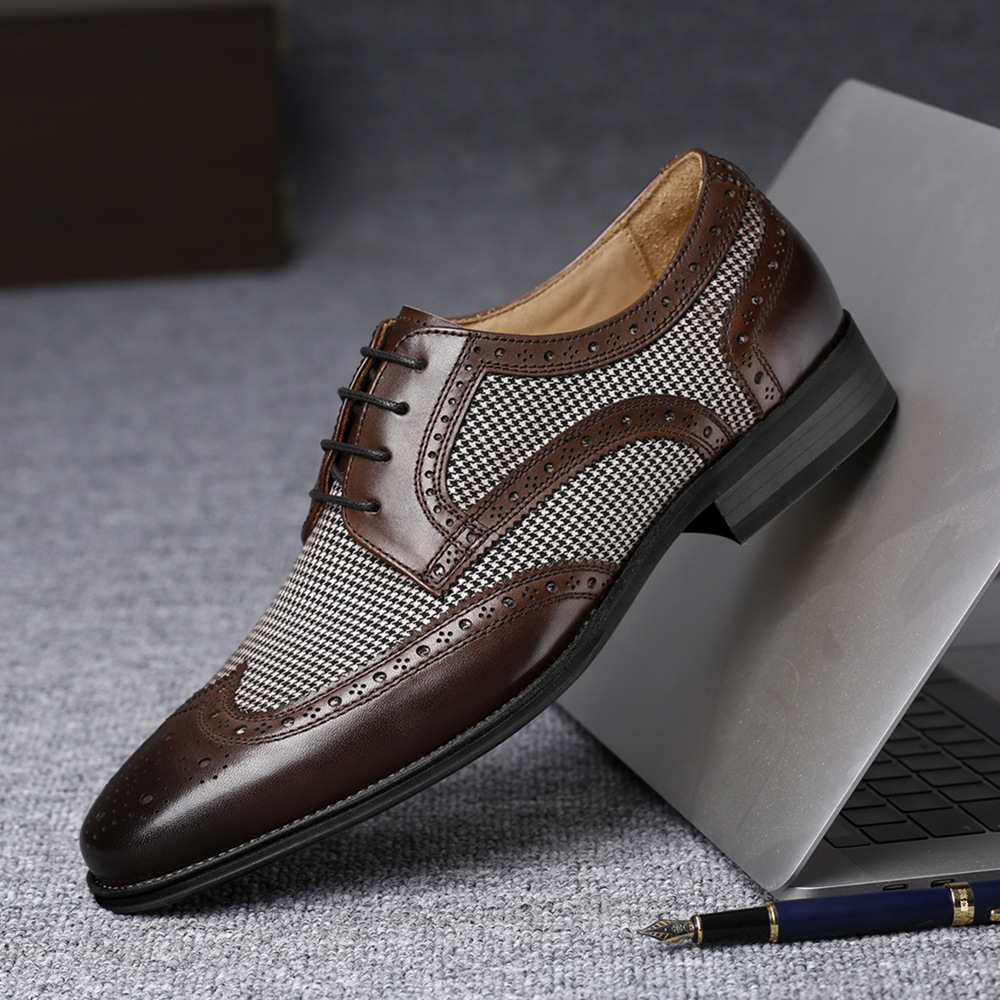 New Oxford Business Men Shoes  - đánh giá và giá Oxford Shoes Brogue