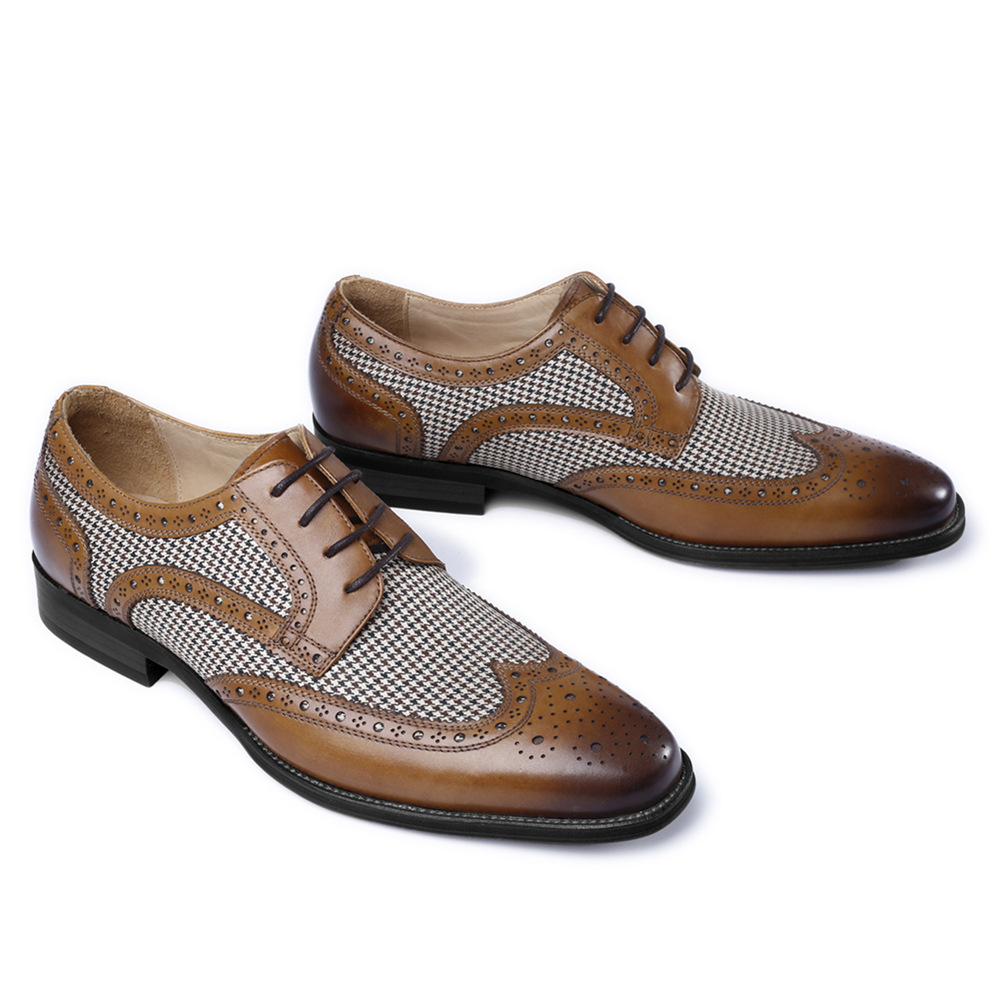 New Oxford Business Men Shoes  - đánh giá và giá Oxford Shoes Brogue