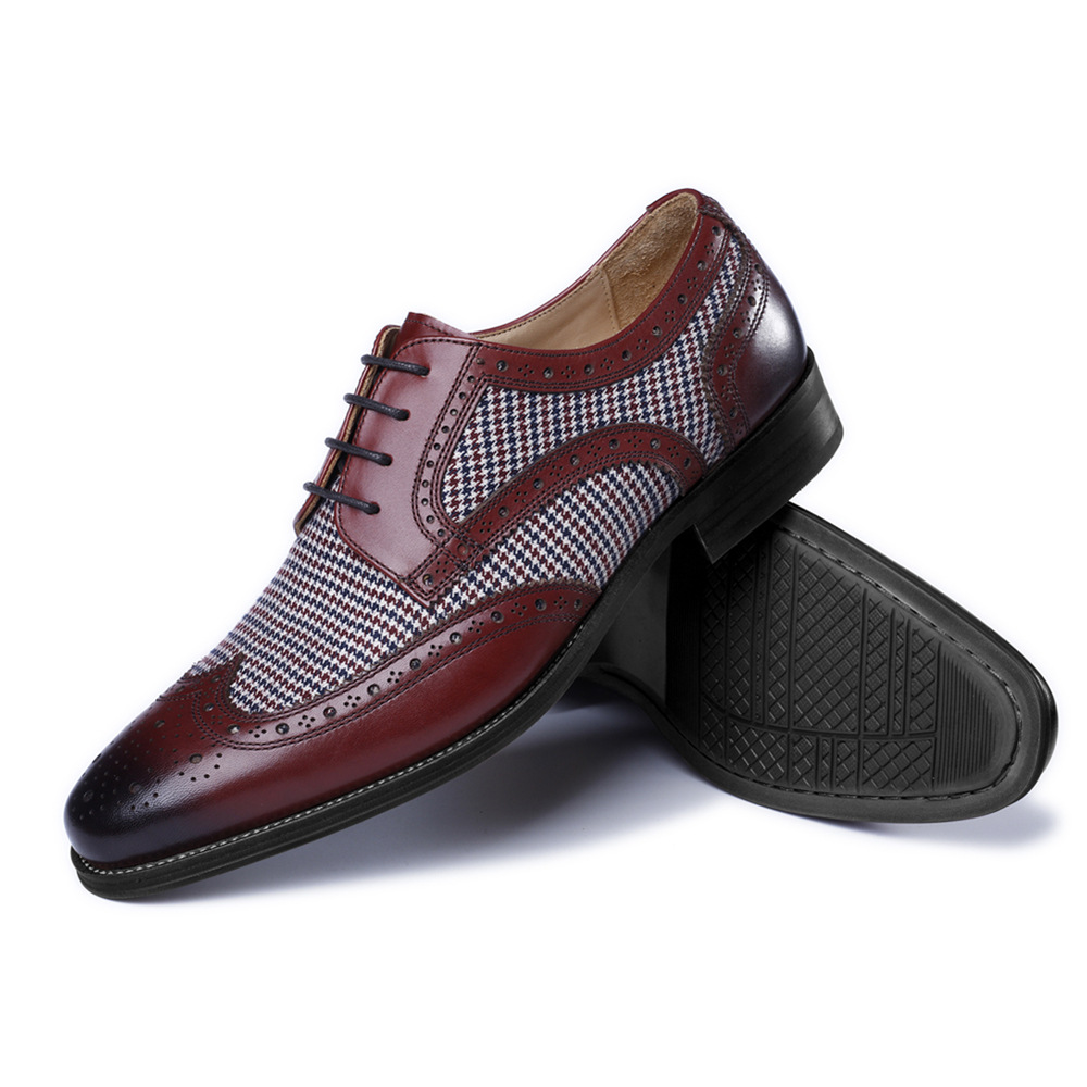 New Oxford Business Men Shoes  - đánh giá và giá Oxford Shoes Brogue