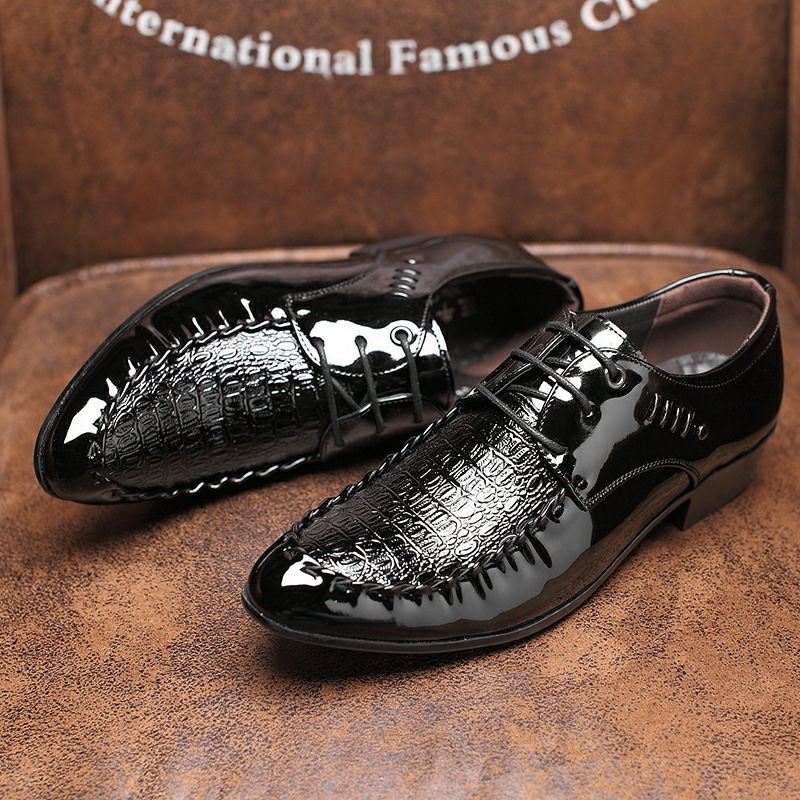 Men's  Dress Leather Shoes Lac - đánh giá và giá Oxford Shoes Brogue