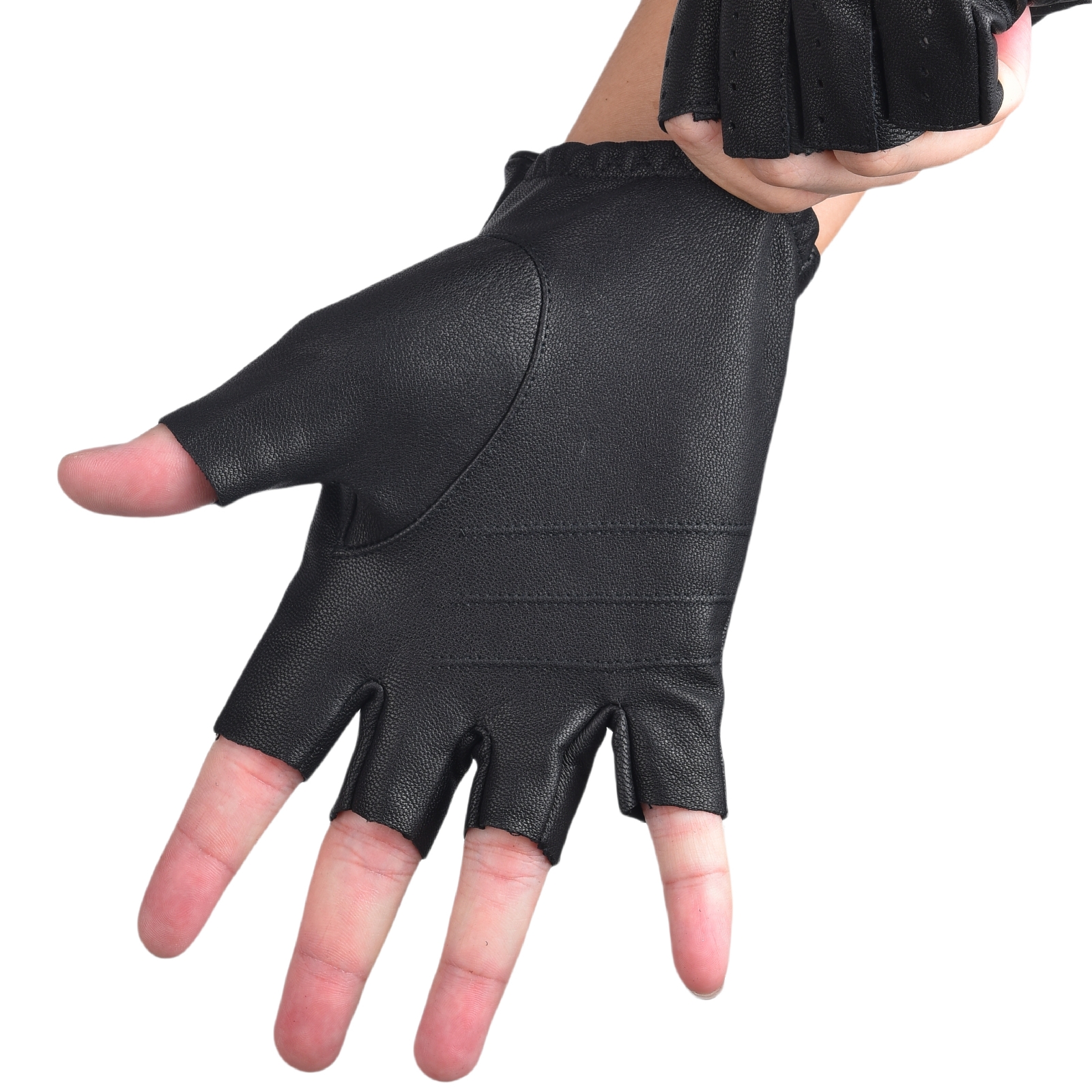 Mens Fingerless Gloves Half Fi - đánh giá và giá Driving Gloves Leather