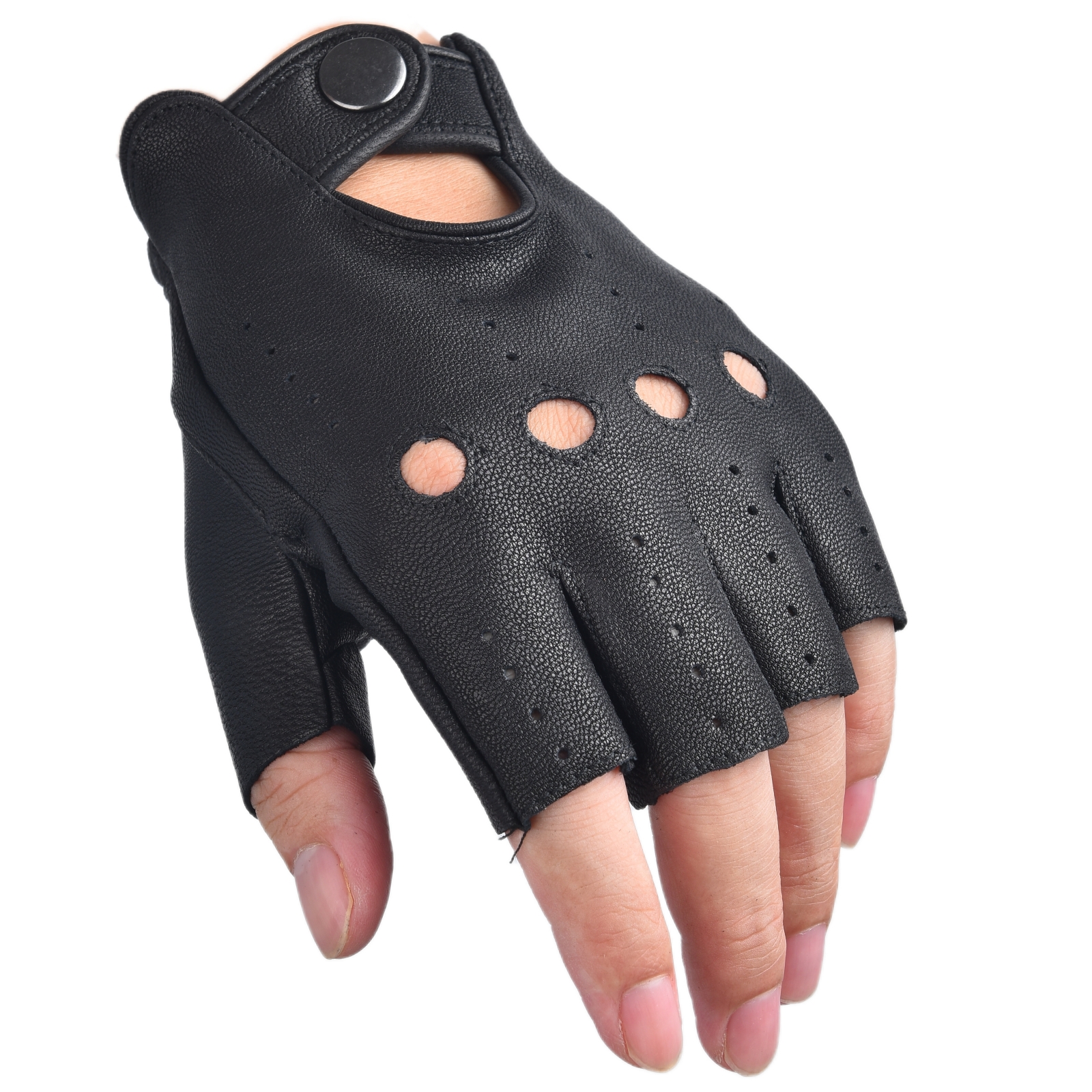 Mens Fingerless Gloves Half Fi - đánh giá và giá Driving Gloves Leather