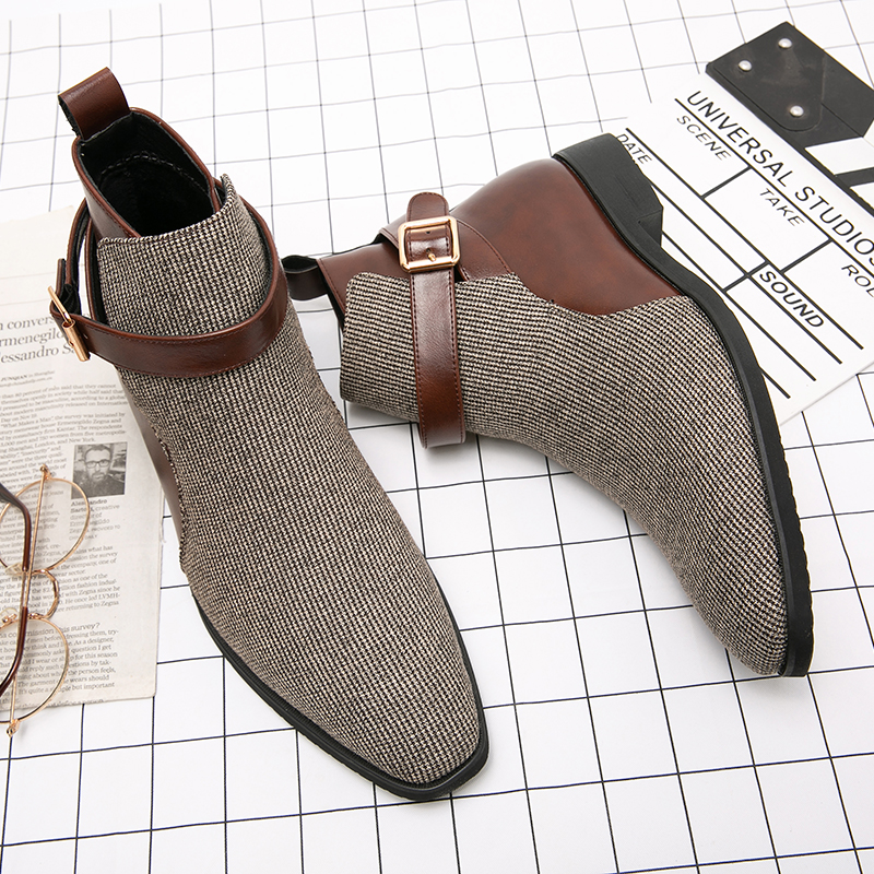 Classic Ankle Boots Men High Q - đánh giá và giá Oxford Shoes Brogue