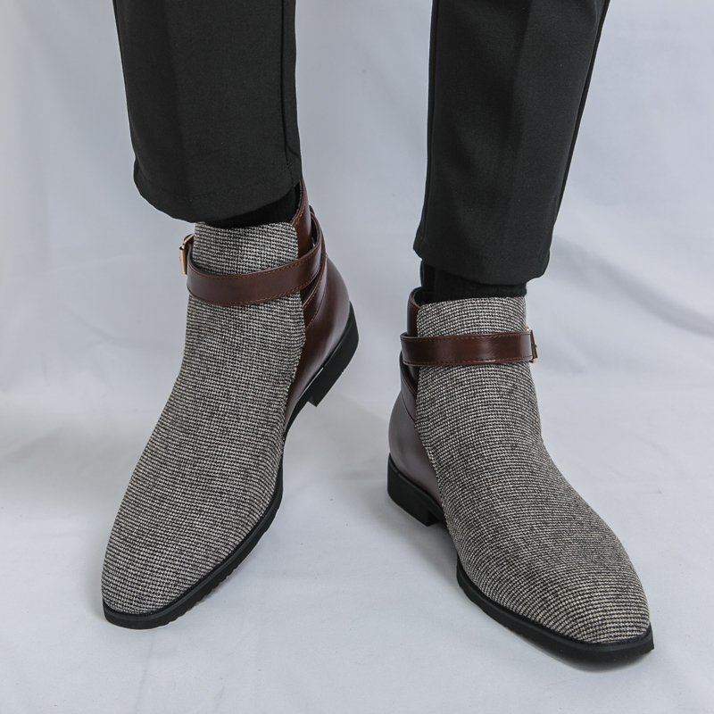 Classic Ankle Boots Men High Q - đánh giá và giá Oxford Shoes Brogue