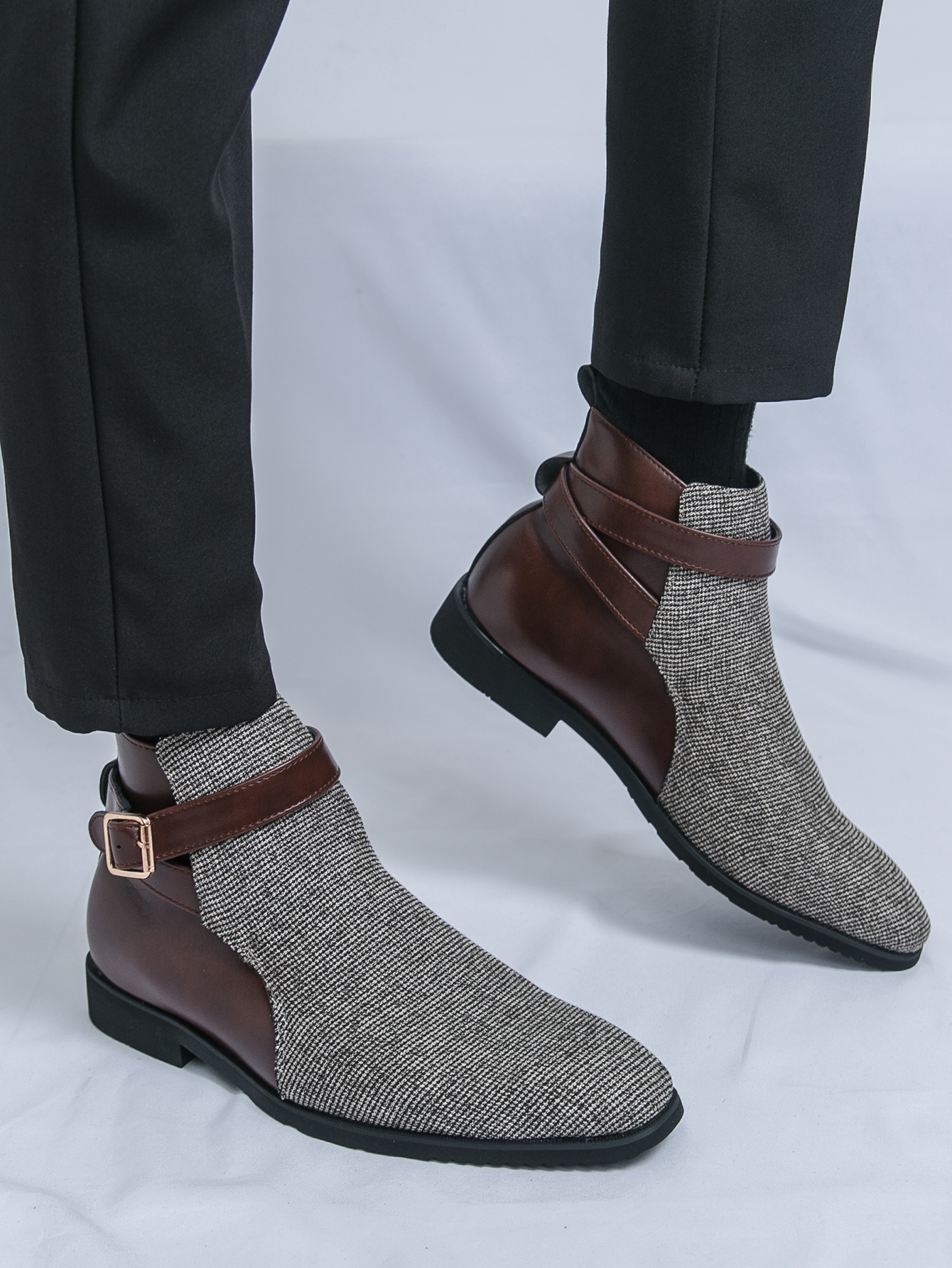 Classic Ankle Boots Men High Q - đánh giá và giá Oxford Shoes Brogue