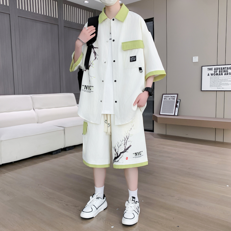 Shirt+shorts 2026 Summer New s - đánh giá và giá Quality Men'S Fashion